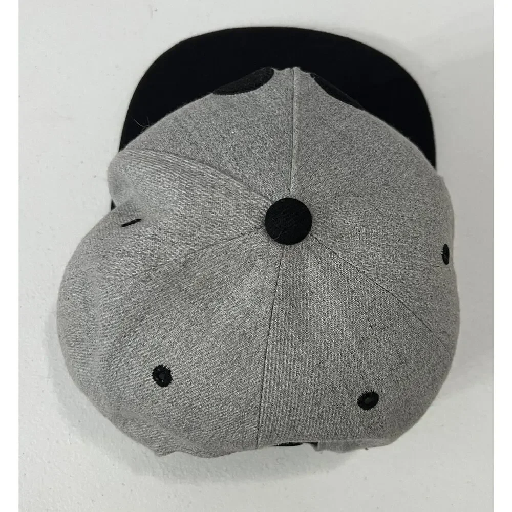 Disney Mickey Mouse Grey Black SnapBack Hat Cap Youth Adjustable